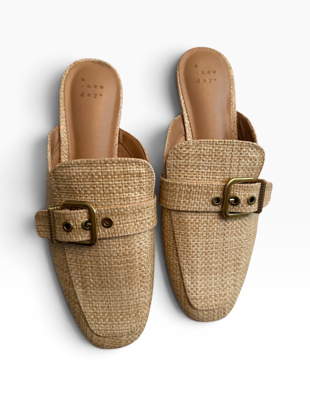 A New Day Woven Buckle Slip-On Loafers